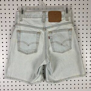 Levi's 550 Vtg Jean Shorts Women 3 -‎ 26" Waist USA Made High Waisted 90s Grunge